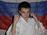 Гальперин Алексей 10-кю. Чемпион г.Орла по палочным боям(2004) в своей категории