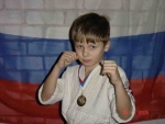 Гришин Александр 5-кю КуДо <br>  1)Чемпион г.Орла по палочным боям(2004) <br>  2)Вице-чемпион Городских соревнований по Русскому бою.